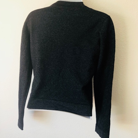 90s Ck vintage dark grey crop sweater M - Picture 5 of 7